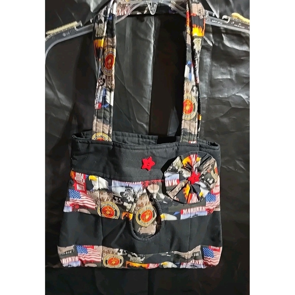 Hand Made ~ Cloth~ USA Marines ~ Hand Bag~ Unique